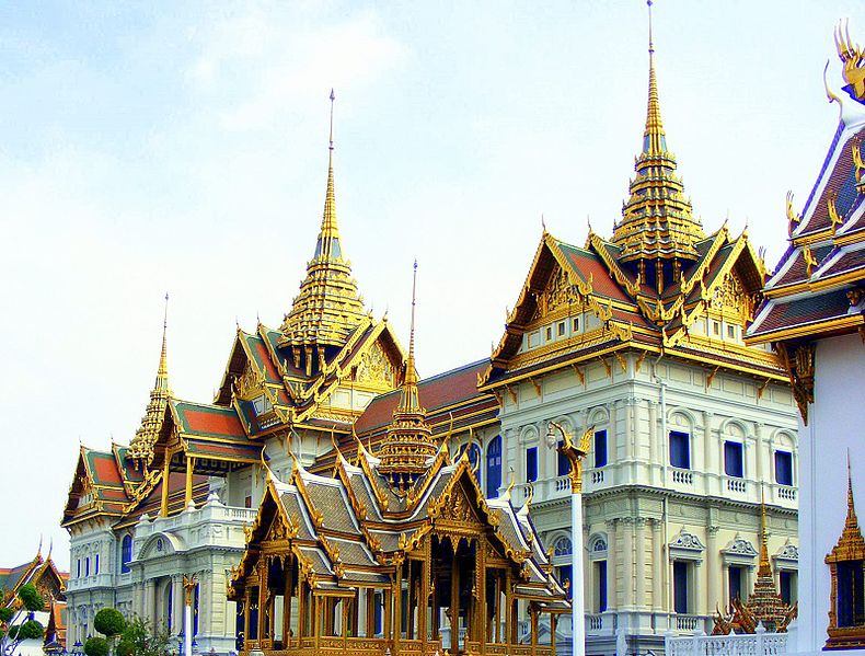 The Chakri Mahaprasat, inside the Grand Palace in Bangkok, the Dynastic seat and official residence of the Chakri Monarchs.