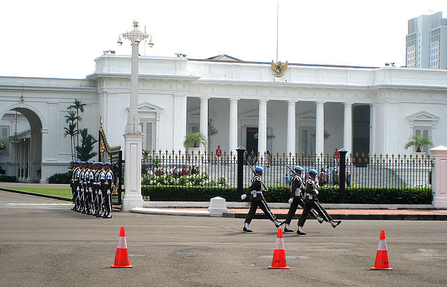 Merdeka Palace, the official residence of the president of Indonesia