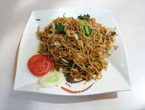 Mie goreng, a Chinese cuisine completely assimilated into Indonesian mainstream cuisine.