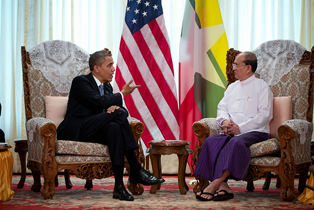 The momentous visit to Myanmar by President Barack Obama