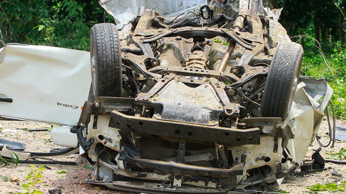 Roadside bomb blast attack